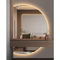 Modern High-Tech Bathroom Mirror with Chic Framing Touch