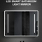 Modern LED Smart Touch Bathroom Mirror with Adjustable Lighting