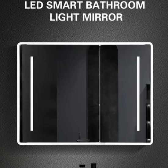 Modern LED Smart Touch Bathroom Mirror with Adjustable Lighting