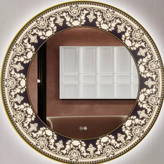 Modern LED Bathroom Vanity Mirror with Elegant Frame