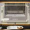 Sleek Modern LED Bathroom Mirror with Customizable Brightness