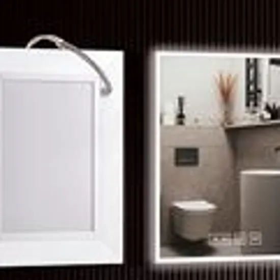 Elegant Smart Touch Control LED Vanity Mirror for Bathrooms