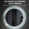 High-Tech Smart Bathroom Mirror with Adjustable LED Light Features