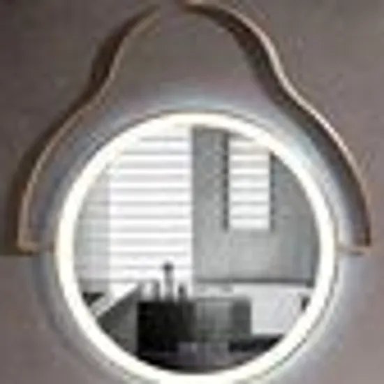 Elegant LED Bathroom Mirror with Touch Sensor and Brightness Control