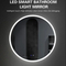 Stylish Bluetooth Bathroom LED Mirror with Touch Control