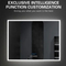 Modern LED Smart Touch Bathroom Mirror with Adjustable Lighting