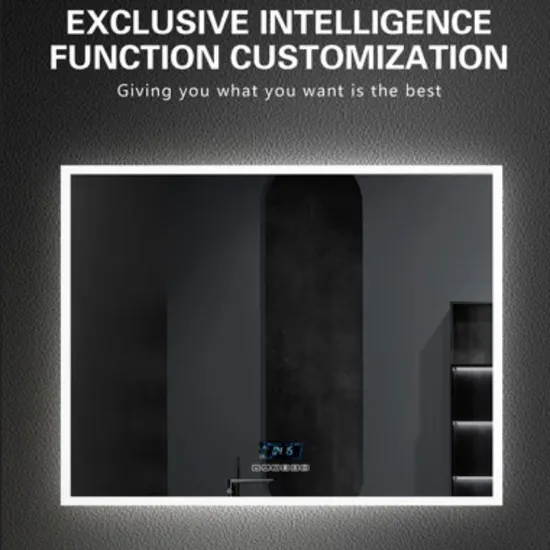 Modern LED Smart Touch Bathroom Mirror with Adjustable Lighting