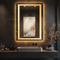 Chaoyi 3mm LED Touch Mirror 400*700mm for Modern Decor
