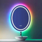 Modern High-Tech Vanity Mirror with Chic Framing Design