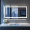 High-Tech Bathroom Mirror with Chic Framing for Elegant Spaces