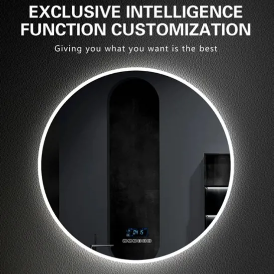 LED Bathroom Mirror with Waterproof, Defogging, Touch Adjustable and High-Tech Intelligent Mirror/Circular Bathroom Mirror
