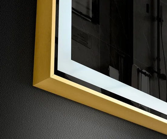 Smart Touch Mirror with LED Lights and Bluetooth Audio