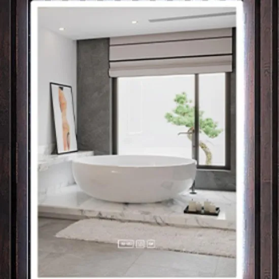 Adjustable LED Bathroom Mirror for Contemporary Interior Spaces