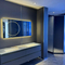 Sleek Modern LED Bathroom Mirror with Stylish Frame Design