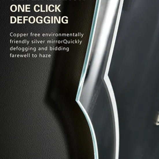 Elegant LED Touchscreen Bathroom Mirror for Contemporary Interiors