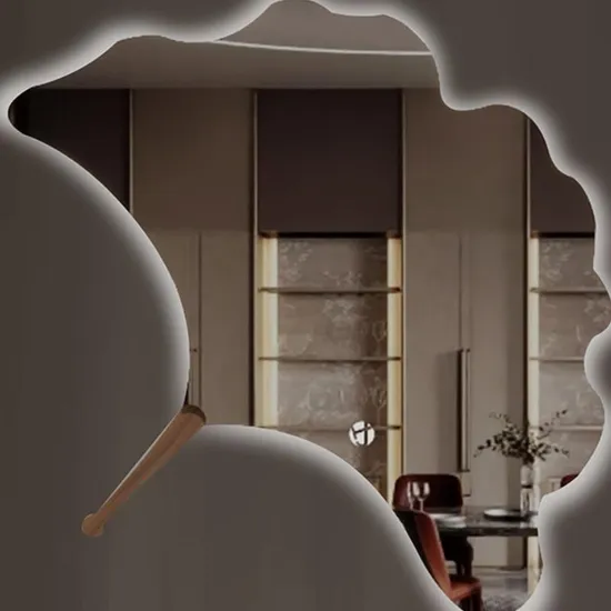 Sleek Modern LED Backlit Bathroom Vanity Mirror for Elegant Spaces