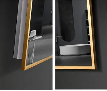 Sleek LED Bathroom Mirror with Frameless Design for Modern Spaces