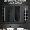 Smart Touch High-Tech LED Bathroom Mirror for Modern Spaces