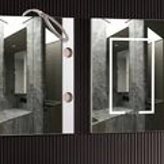 Stylish LED Bathroom Vanity Mirror with Dimmer Function