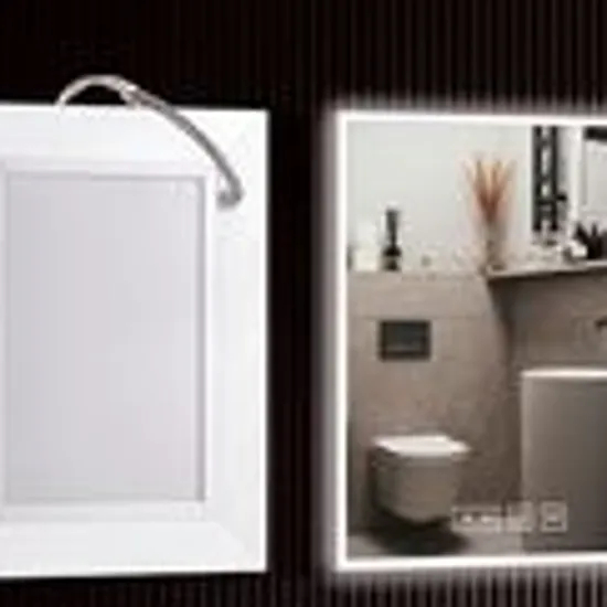 Ultra-Modern LED Vanity Mirror with Smart Features for Bathrooms