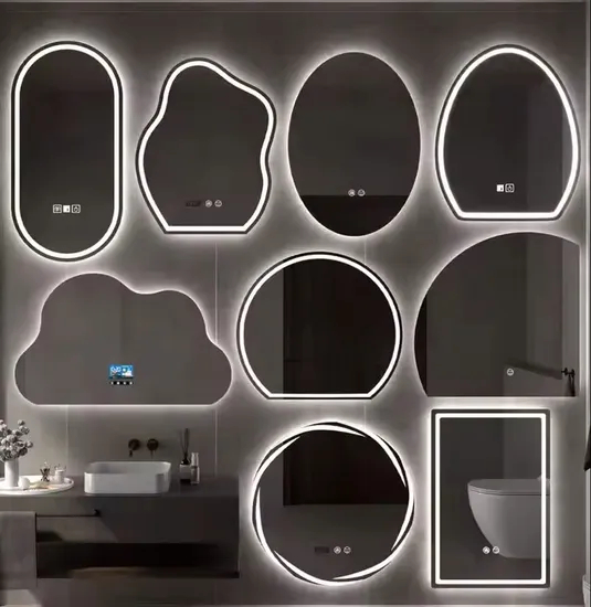 Modern 4mm LED Touch Mirror 450*750mm by Chaoyi