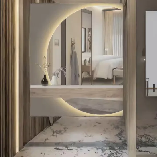 Chic Framing High-Tech Vanity Mirror for Stylish Bathrooms