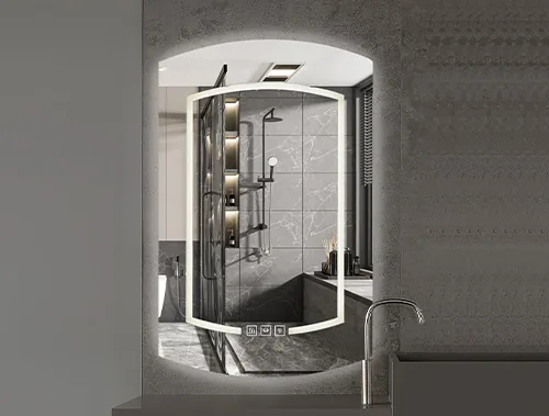 Modern Smart LED Bathroom Mirror with Touch Control Lighting