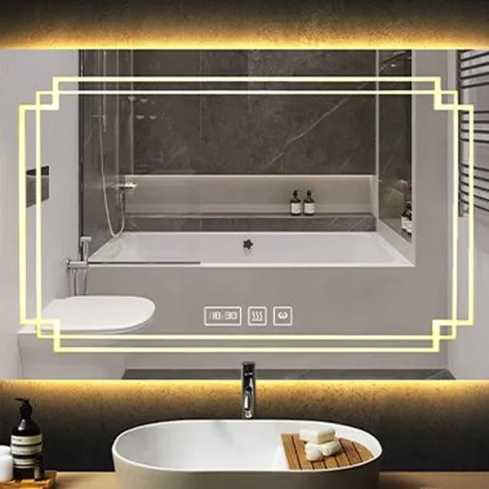 Sleek LED Smart Vanity Mirror for Contemporary Bathroom Spaces