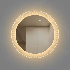 3mm Thick LED Touch Mirror 400*700mm by Chaoyi, Perfect for Bathrooms