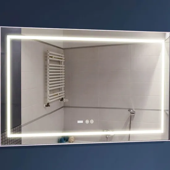 Modern LED Bathroom Mirror with Smart Touch Features