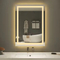 High-Tech Bathroom Mirror with Chic Framing for Elegant Spaces