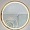 High-Tech Bathroom Mirror with Adjustable LED Lighting Features