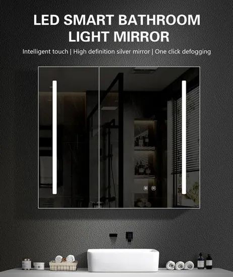 Modern Smart Mirror Cabinet Door with Elegant Design