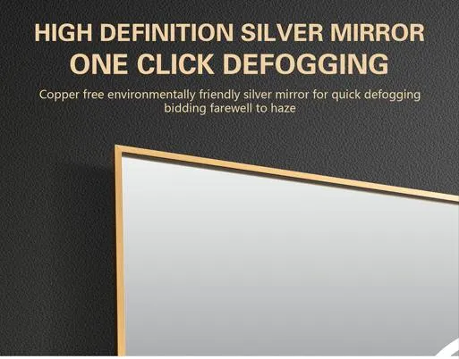 Sleek LED Vanity Mirror with Customizable Brightness Settings