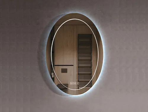 Modern Smart LED Bathroom Mirror with Touch Control Lighting