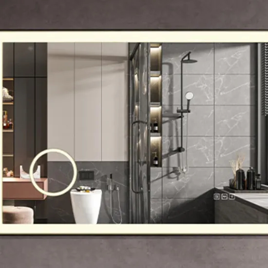 Sleek LED Touch Mirror for Modern Bathroom Decor