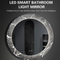 Contemporary LED Smart Bathroom Mirror with Customizable Lighting Options