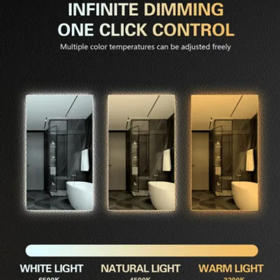Sleek Modern LED Bathroom Vanity Mirror with Illumination