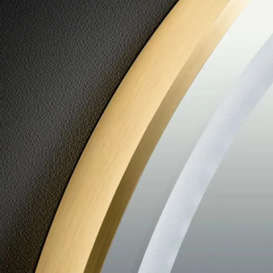 Modern LED Bathroom Mirror with Bluetooth Audio Speakers