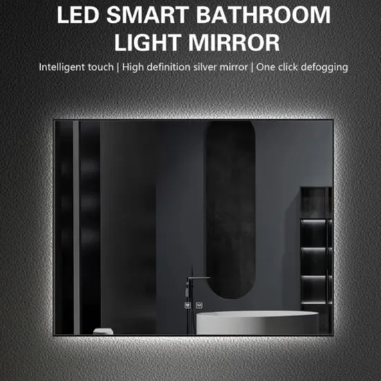 Sleek Touch Screen Vanity Mirror for Luxurious Bathrooms