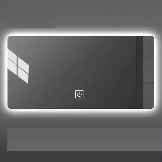 Smart LED Mirror with Elegant Framing for Bathroom Luxury