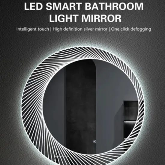 High-Quality LED Illuminated Bathroom Mirror for Perfect Grooming