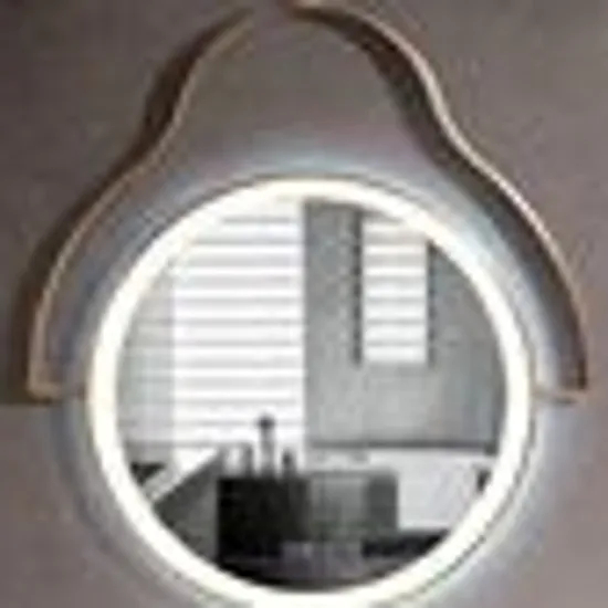 High-Tech LED Vanity Mirror with Adjustable Brightness and Colors