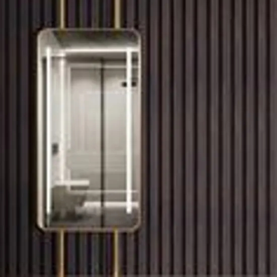 Stylish Multifunctional LED Bathroom Mirror with Bluetooth Connectivity