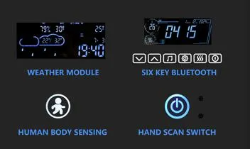 Sleek LED Bathroom Mirror with Frameless Design for Modern Spaces