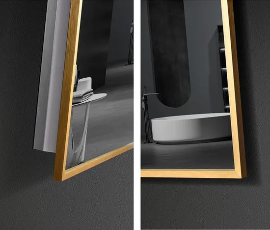 Sleek LED Vanity Mirror with Customizable Brightness Settings