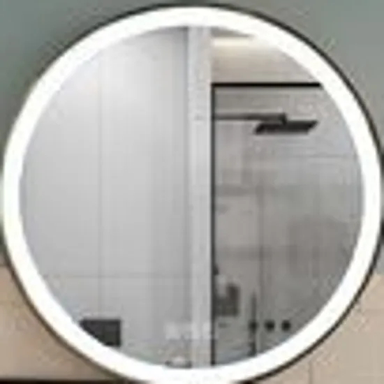 High-Tech Bathroom Vanity Mirror with Smart LED Lighting Options