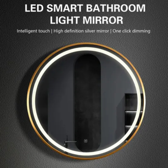 Stylish LED Vanity Mirror with Touch Control and Brightness Adjustment