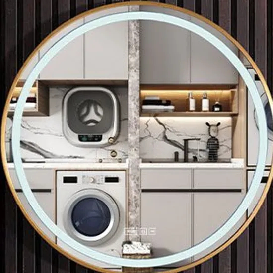 Sleek LED Smart Vanity Mirror for Contemporary Bathroom Spaces