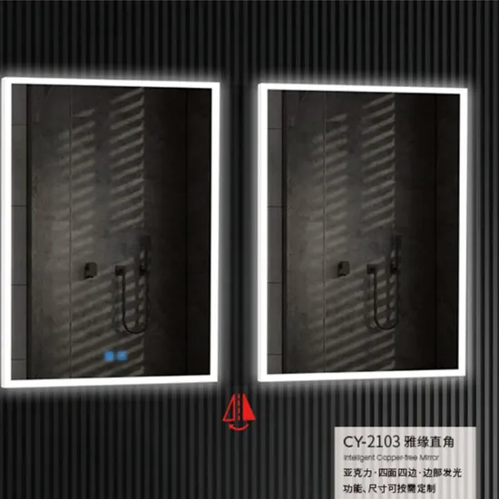 Sleek Modern LED Bathroom Mirror with Touch Sensor Light